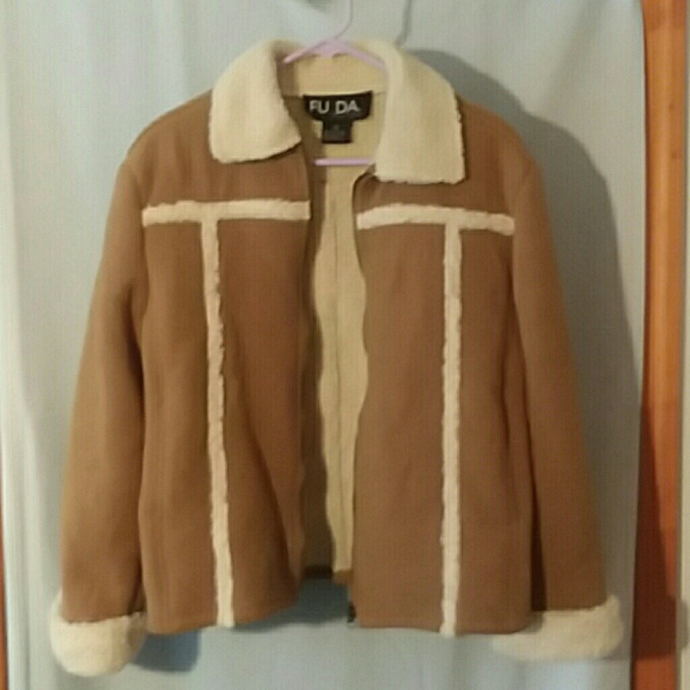 FUDA NY faux suede & fleece jacket.